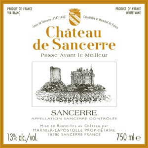 Loire Valley Château de Sancerre 2015